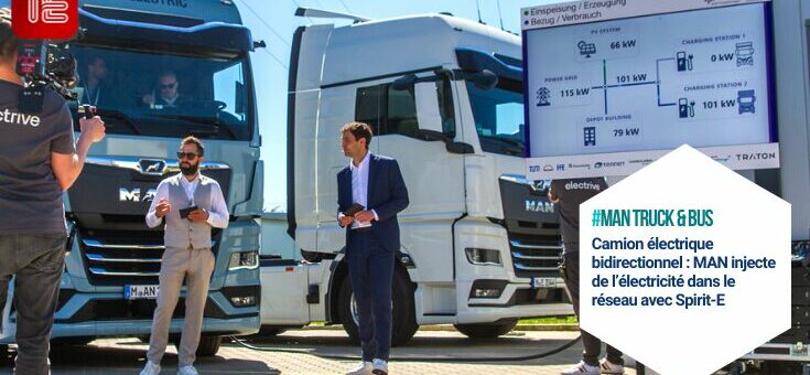 Poids lourds électriques : Spirit-E valide le V2G en conditions réelles