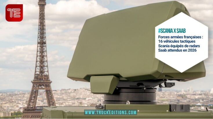 Transport militaire : Scania France décroche un contrat de 16 porteurs V3P avec Saab