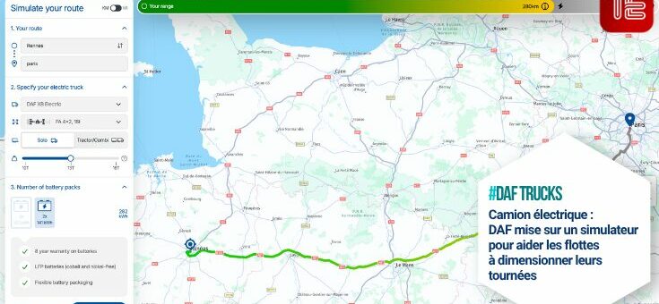 planification recharge flotte poids lourds électriques