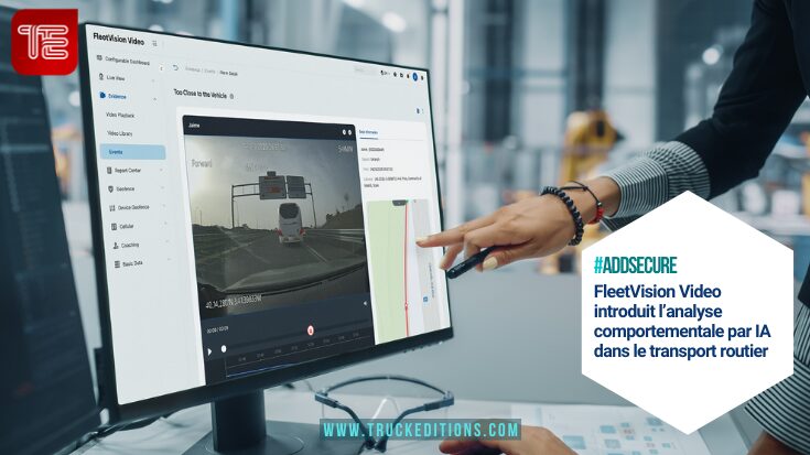 télématique vidéo flotte poids lourds écran analyse conduite