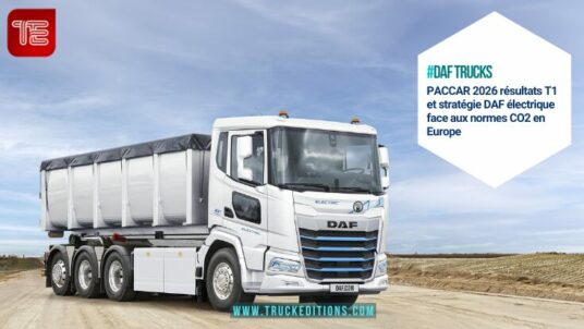 PACCAR ajuste sa stratégie en Europe face aux normes CO2 et à l’électrification des poids lourds