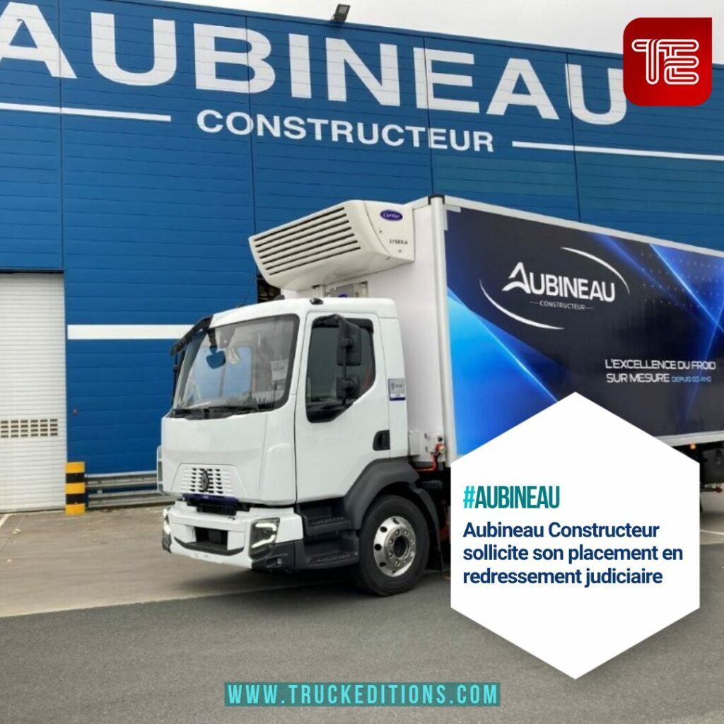 Véhicule frigorifique carrossé par Aubineau