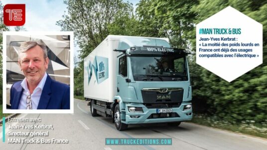 MAN Truck & Bus : Jean-Yves Kerbrat décrypte les enjeux de la décarbonation pour les transporteurs - entretien avec Truckeditions.com