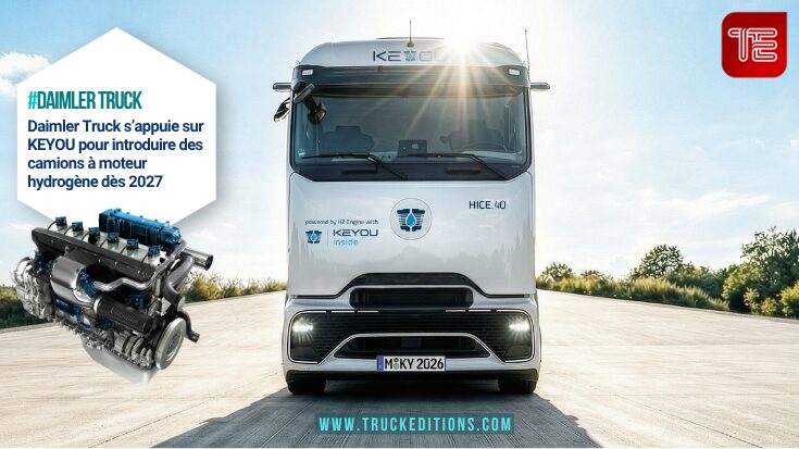 Tracteur KEYOU HICE.40 basé sur Mercedes-Benz Actros