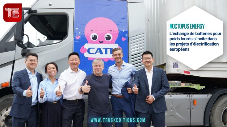 Swaptopus veut déployer un réseau d’échange de batteries pour poids lourds en Europe
