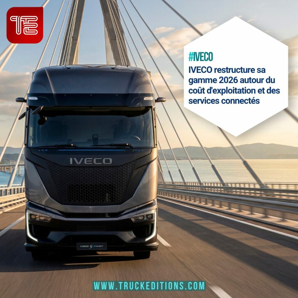 La gamme IVECO 2026 associe véhicules, connectivité et maintenance prédictive