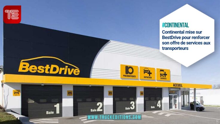 Centre BestDrive spécialisé dans la maintenance des poids lourds.