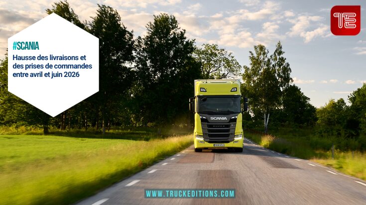 Scania améliore ses résultats au deuxième trimestre 2026 grâce aux commandes et aux services