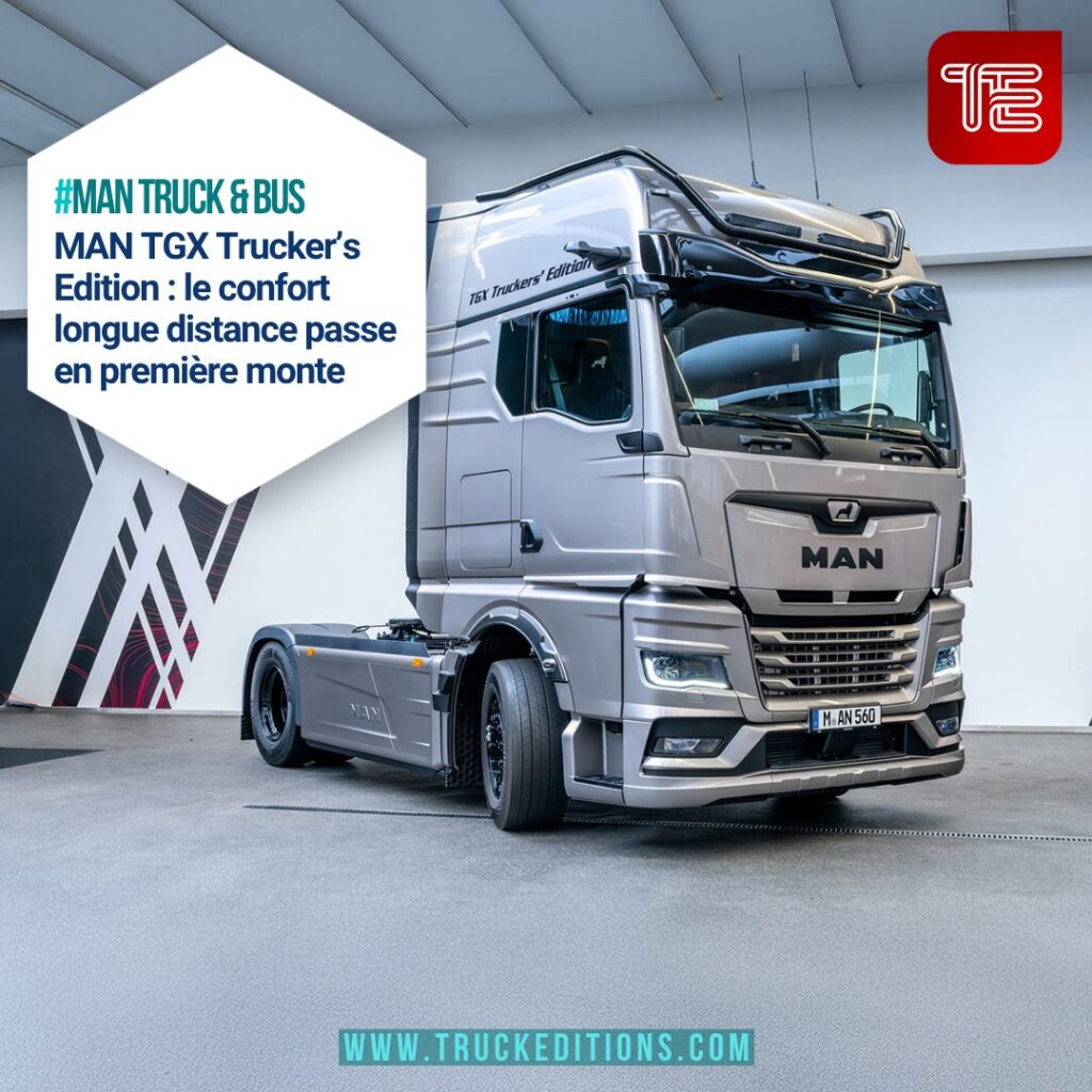 MAN TGX 18.560 Trucker’s Edition Mojave Beige Metallic présenté au Nürburgring