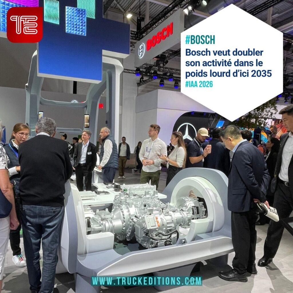 IAA 2026 : Bosch projette de doubler ses ventes de technologies poids lourds