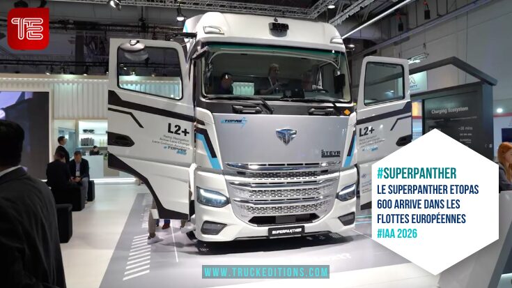SuperPanther eTopas 600 : 621 kWh et double recharge CCS2