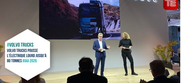 Volvo FH Electric : une configuration jusqu’à 80 tonnes présentée à l’IAA 2026