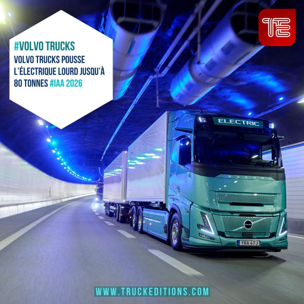 Volvo Trucks pousse l’électrique lourd jusqu’à 80 tonnes