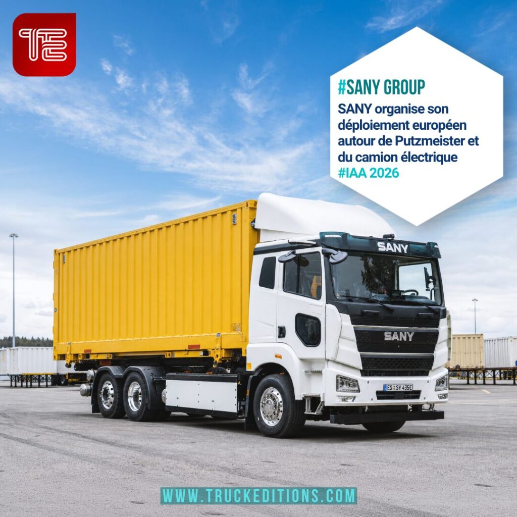 SANY e263R : SANY e263R 4x2 électrique pour la distribution et les activités colis