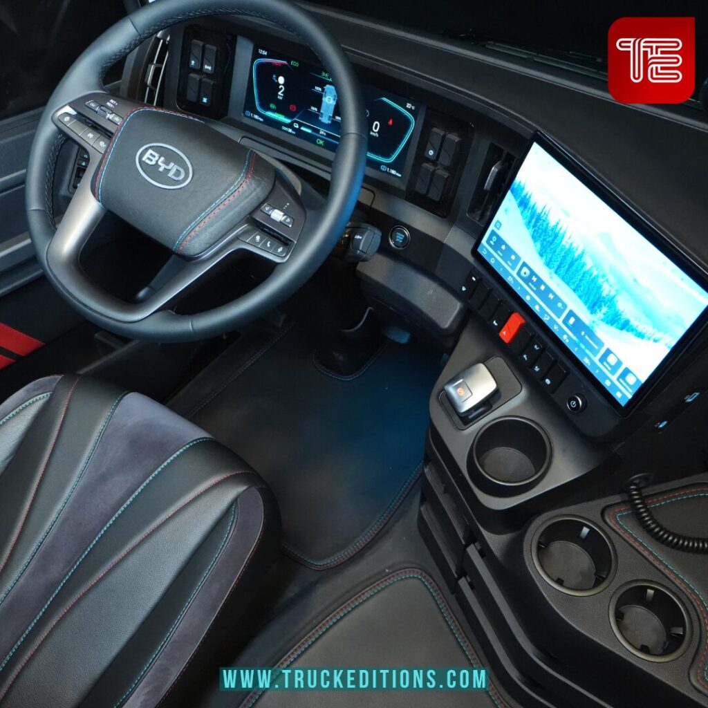 Intérieur cabine BYD ETT 44