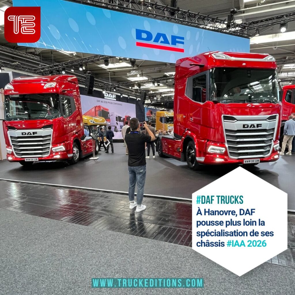 Gamme de camions DAF diesel et électriques présentée à l’IAA Transportation 2026 à Hanovre