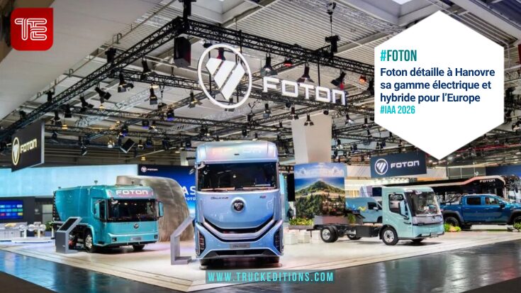 Foton détaille à Hanovre sa gamme électrique et hybride pour l’Europe