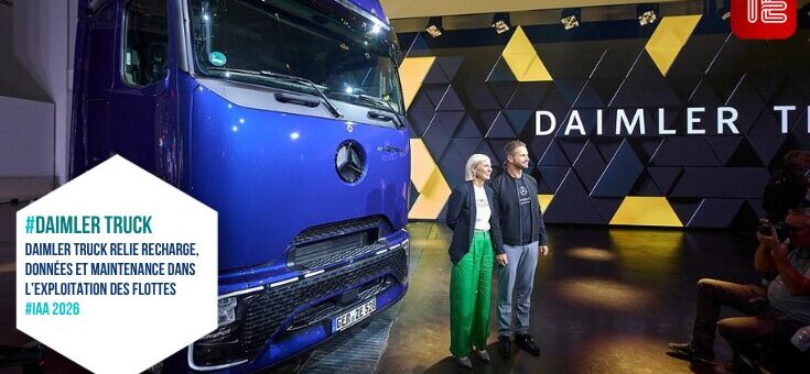 Stand Daimler Truck et public pendant l’IAA Transportation 2026 à Hanovre