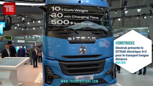 IAA 2026 : batterie de 600 kWh et double recharge pour le SITRAK
