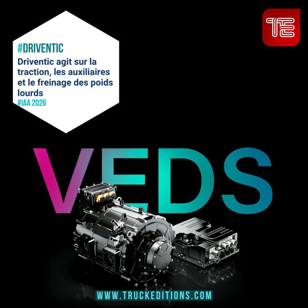 Driventic VEDS 2.2 : 275 kg et 390 kW pour les véhicules industriels électriques
