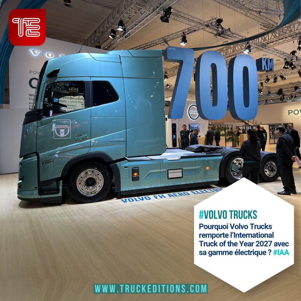 Volvo FH Aero Electric exposé à l’IAA Transportation avec une autonomie annoncée jusqu’à 700 km