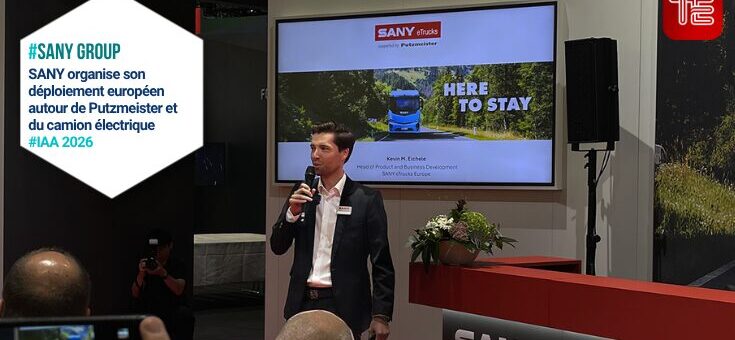 Kevin M. Eichele présente la stratégie européenne de SANY eTrucks à l’IAA Transportation 2026