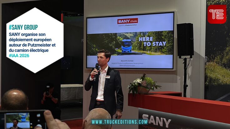 Kevin M. Eichele présente la stratégie européenne de SANY eTrucks à l’IAA Transportation 2026