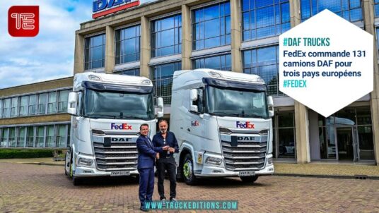 FedEx intègre 20 DAF XF à sa flotte française