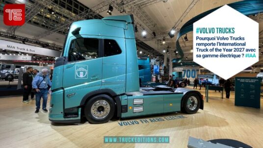 Volvo Trucks : la gamme électrique décroche le titre Truck of the Year 2027