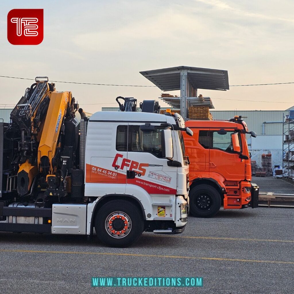 CFPS reçoit un MAN TGS 8x2H-6 de 520 ch avec MAN HydroDrive et grue Effer de 70 t.m.