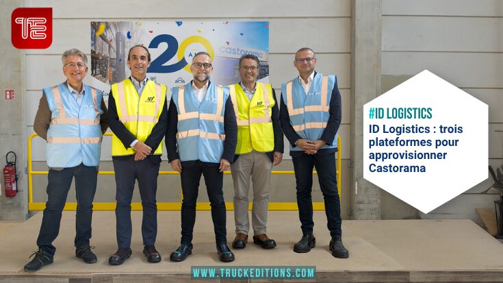 Représentants de Castorama, Kingfisher et ID Logistics réunis pour les vingt ans de leur partenariat logistique