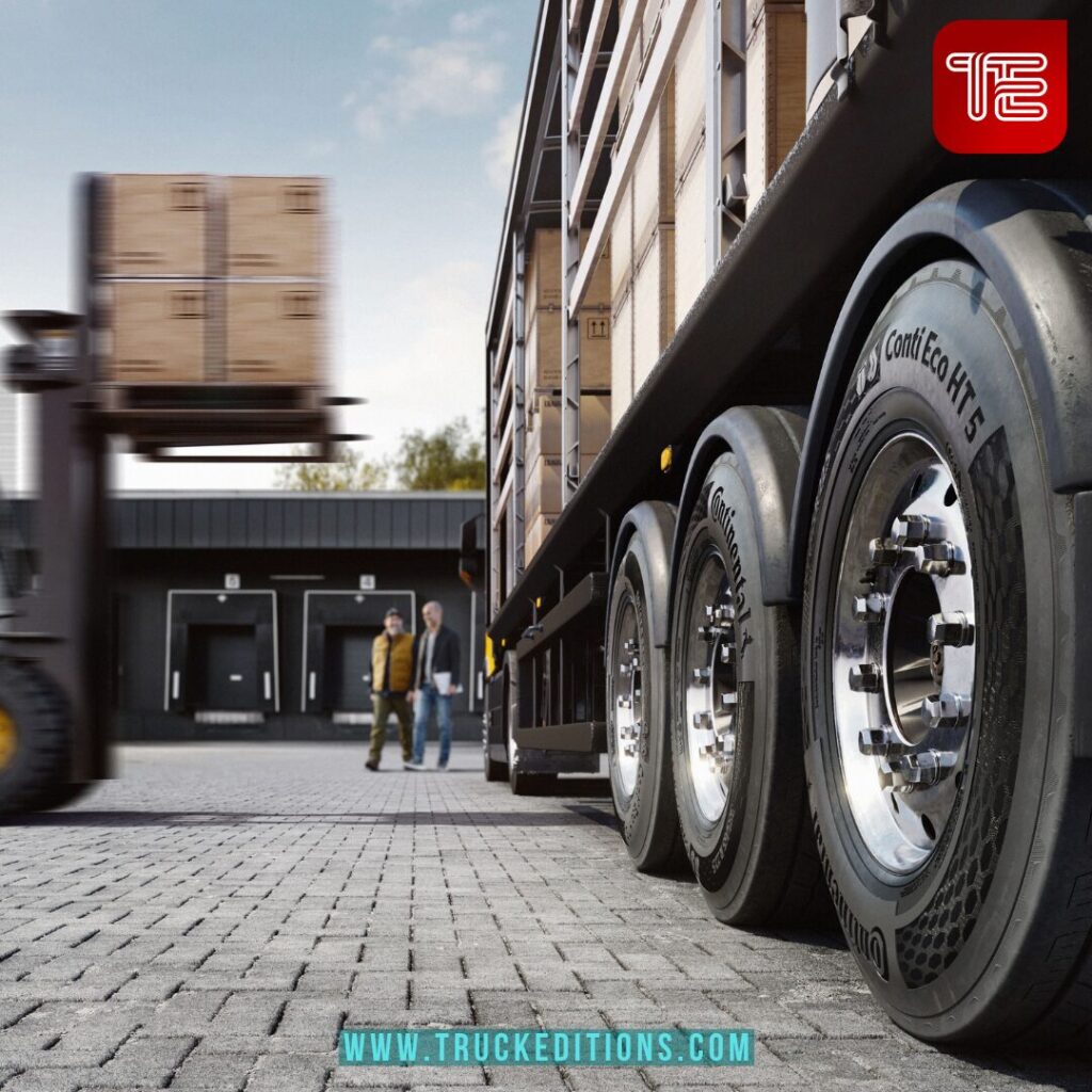 Continental pneueco HT 5 - semi en chargement