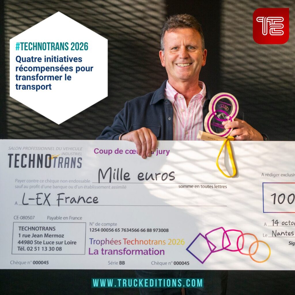 Trophée Technotrans 2026 attribué à L-EX France