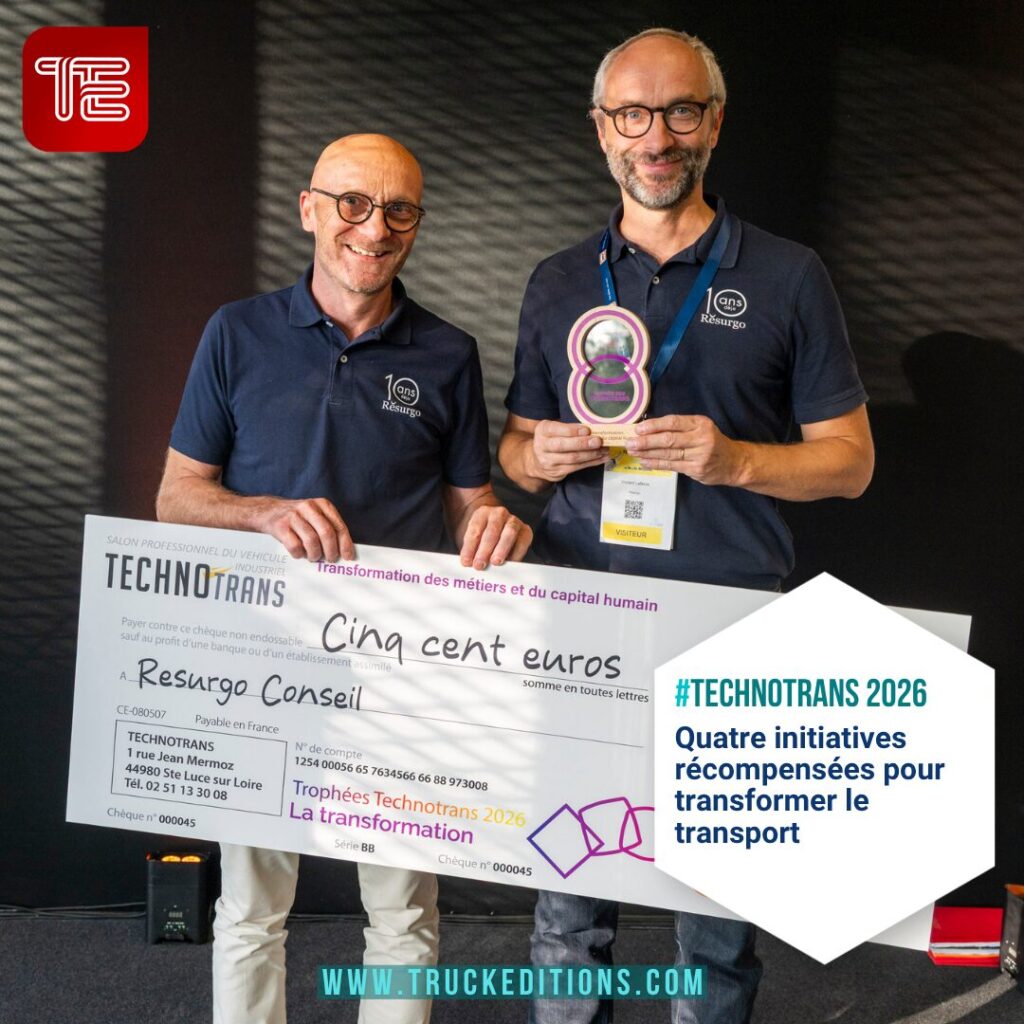Trophée Technotrans 2026 attribué à Resurgo Conseil