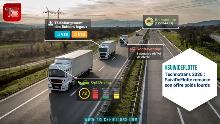 SuiviDeFlotte : chronotachygraphe et carburant dans un même portail - Technotrans 2026