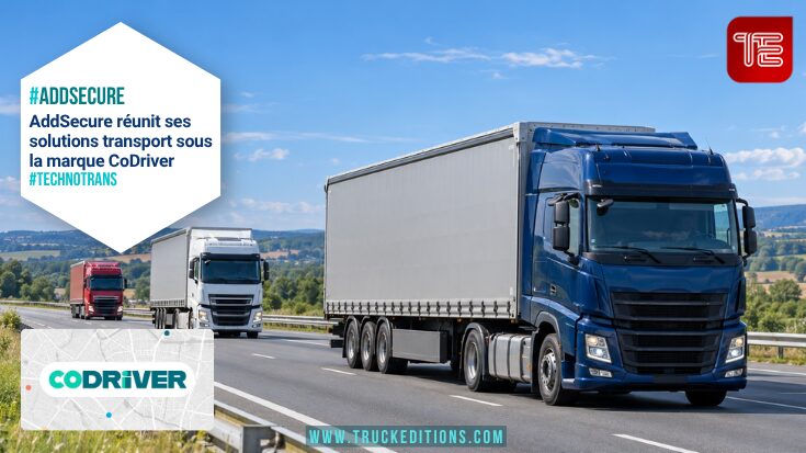 CoDriver devient la marque des solutions transport d’AddSecure