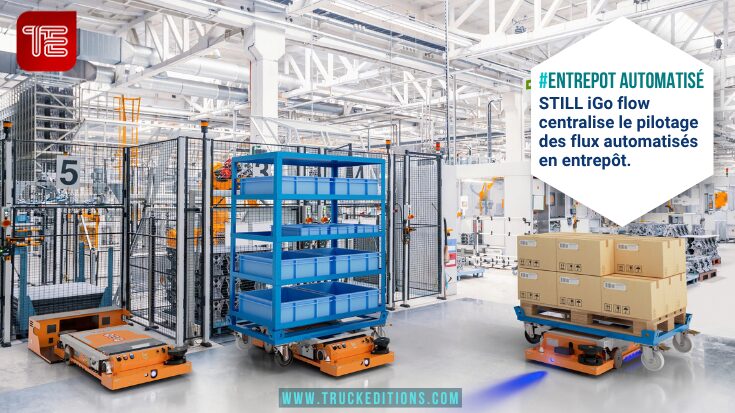 STILL iGo flow centralise le pilotage des flux automatisés en entrepôt.