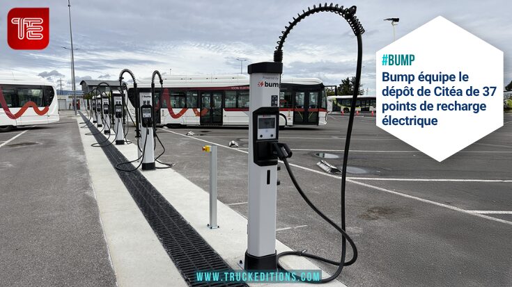 Recharge au dépôt : Bump accompagne les autobus électriques de Citéa