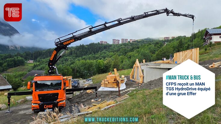 Un MAN TGS HydroDrive de 520 ch pour le transport et le levage